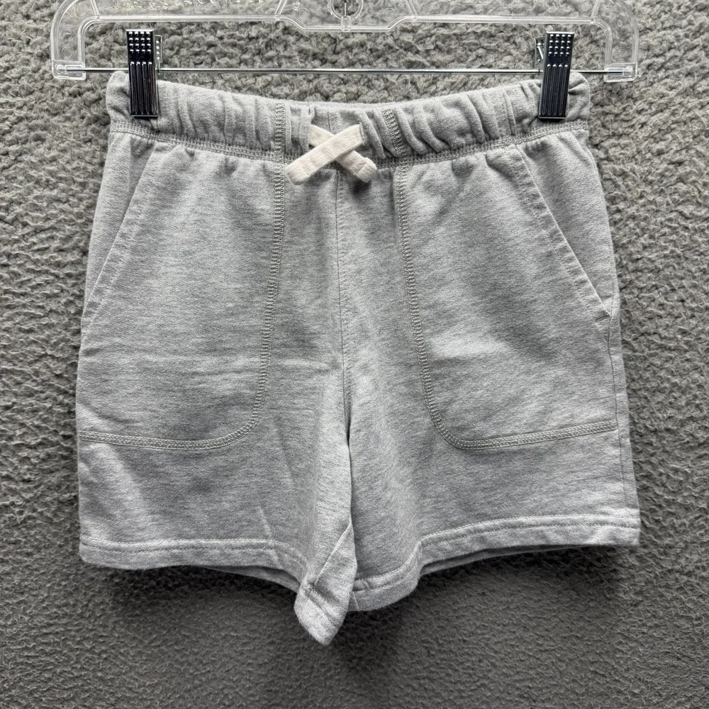 Carters Shorts Boys Size 8 Grey Cotten Blend Drawstring Sweat Shorts Boys Size 8